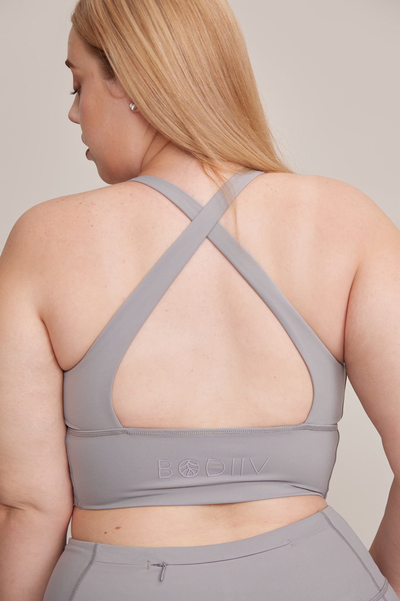Curvy Comfort Cross Back Sports Bra - BODIIV