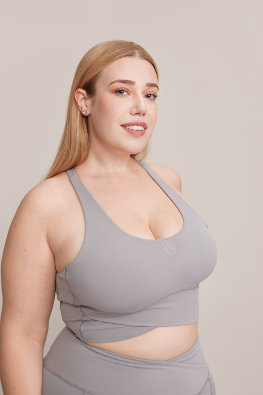 Curvy Comfort Cross Back Sports Bra - BODIIV