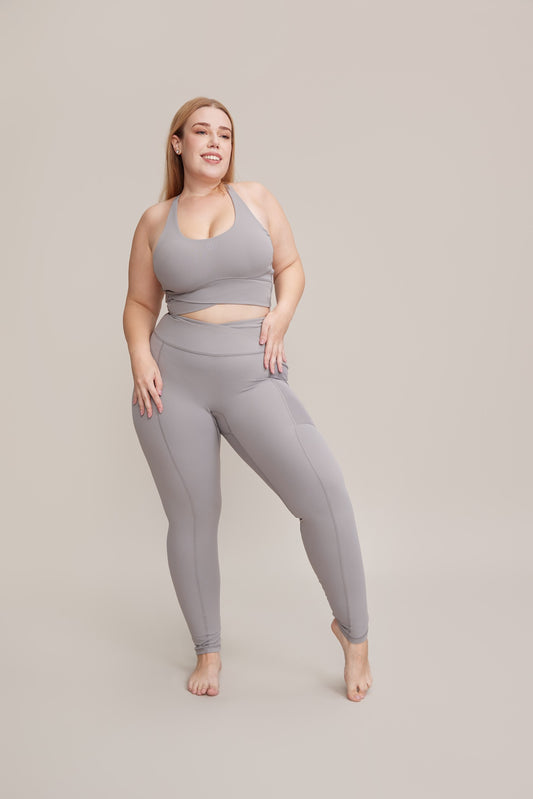 Curvy Comfort V Waistband Full Legging - BODIIV