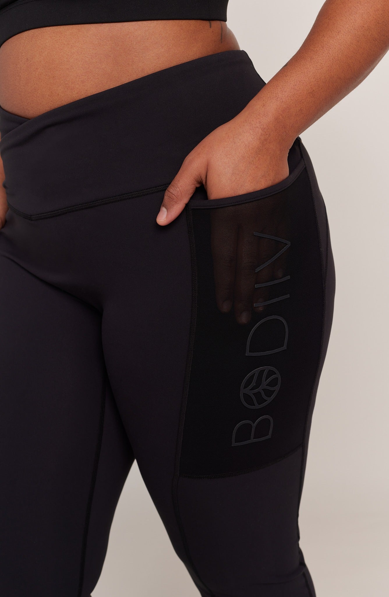 Curvy Comfort V Waistband Full Legging - BODIIV