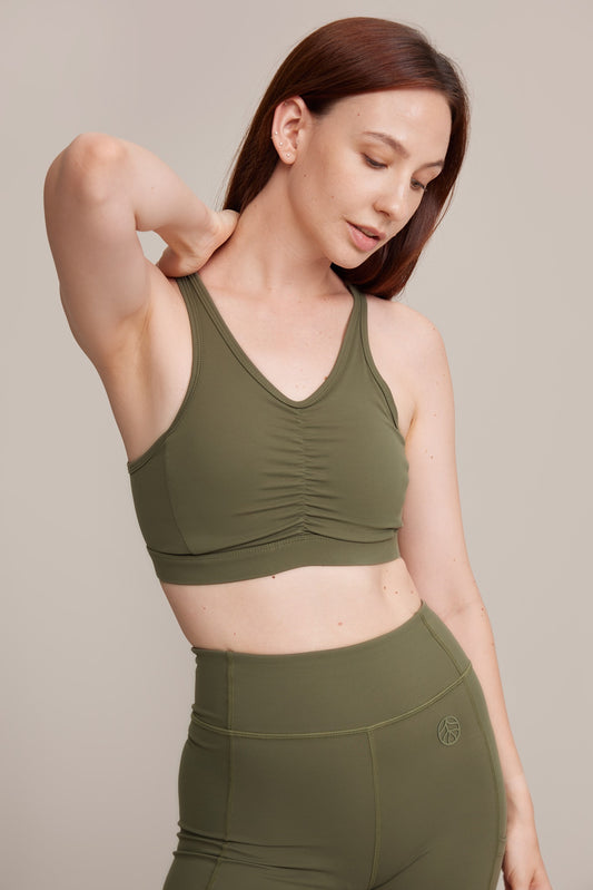 Curvy Comfort V Neck Sports Bra - BODIIV 