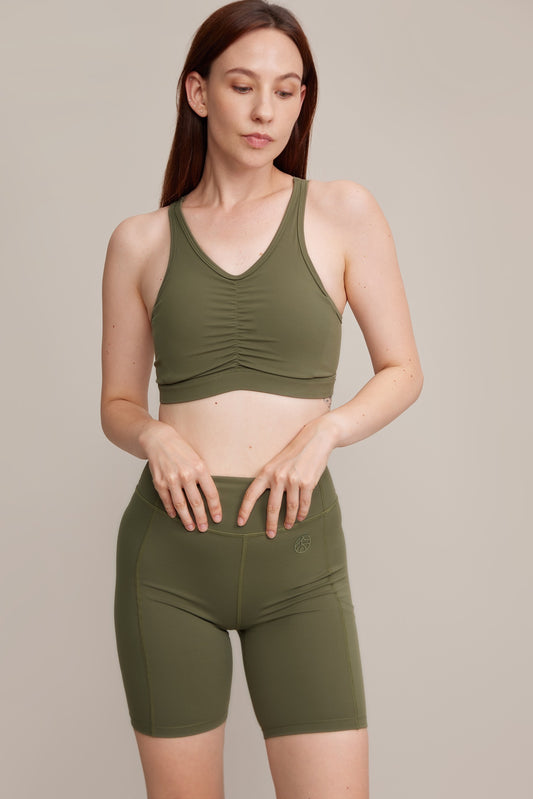 Curvy Comfort V Neck Sports Bra - BODIIV 