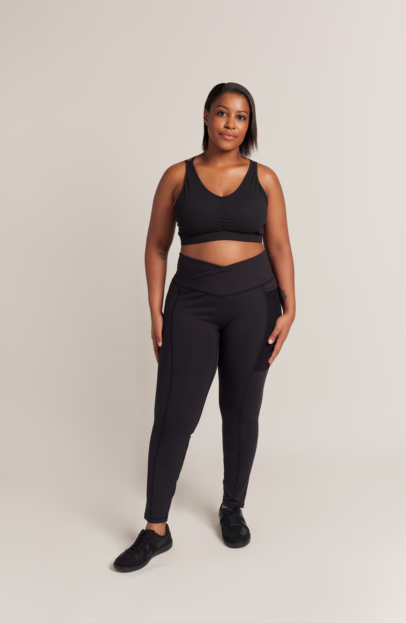 Curvy Comfort V Waistband Full Legging - BODIIV 